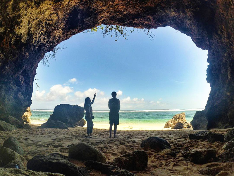 Pantai tersembunyi di Bali