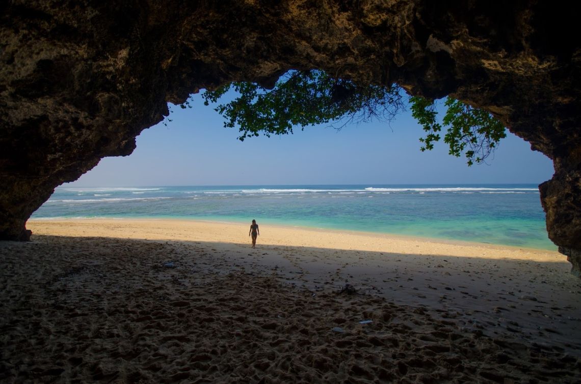 Pantai tersembunyi di Bali