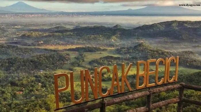 Puncak Becici Yogyakarta Instagramable